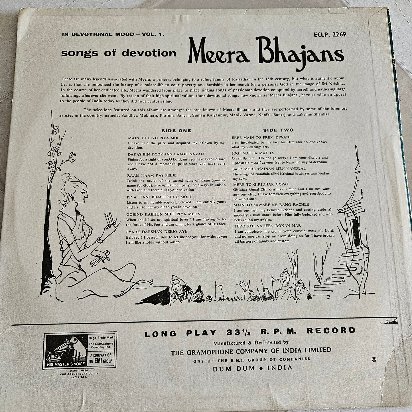 Meera Bhajans - various artists in near mint