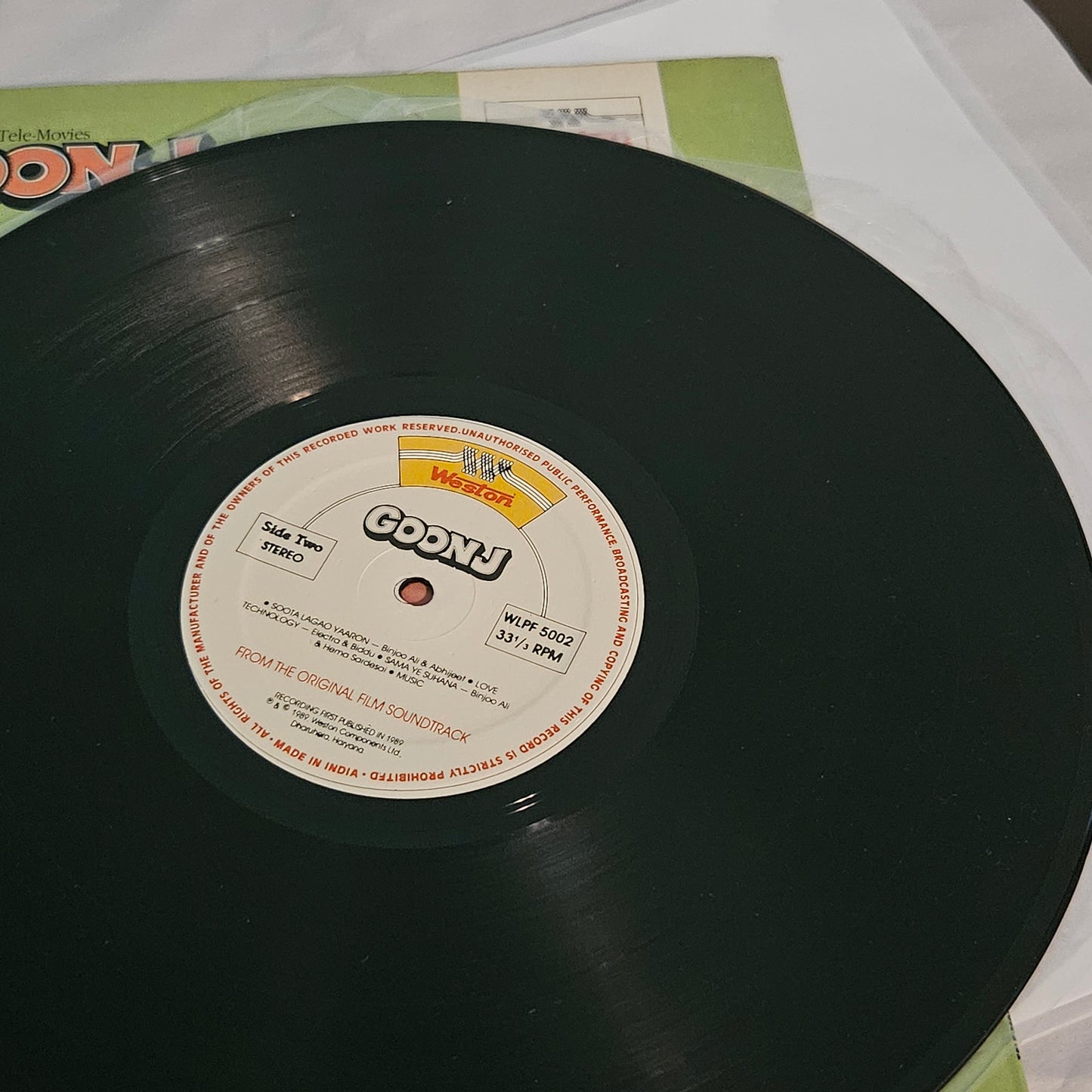 Goonj - Biddu's bollywood superhit in near mint