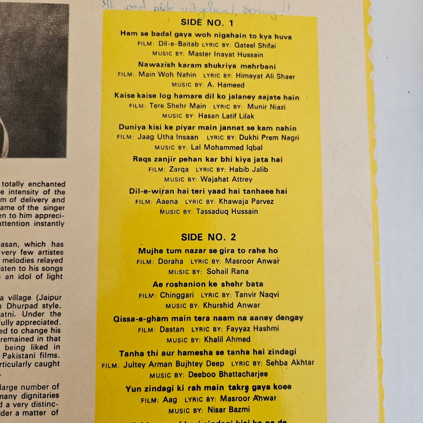 Mehdi hassan - Mehdi hassan - His best in excellent condition