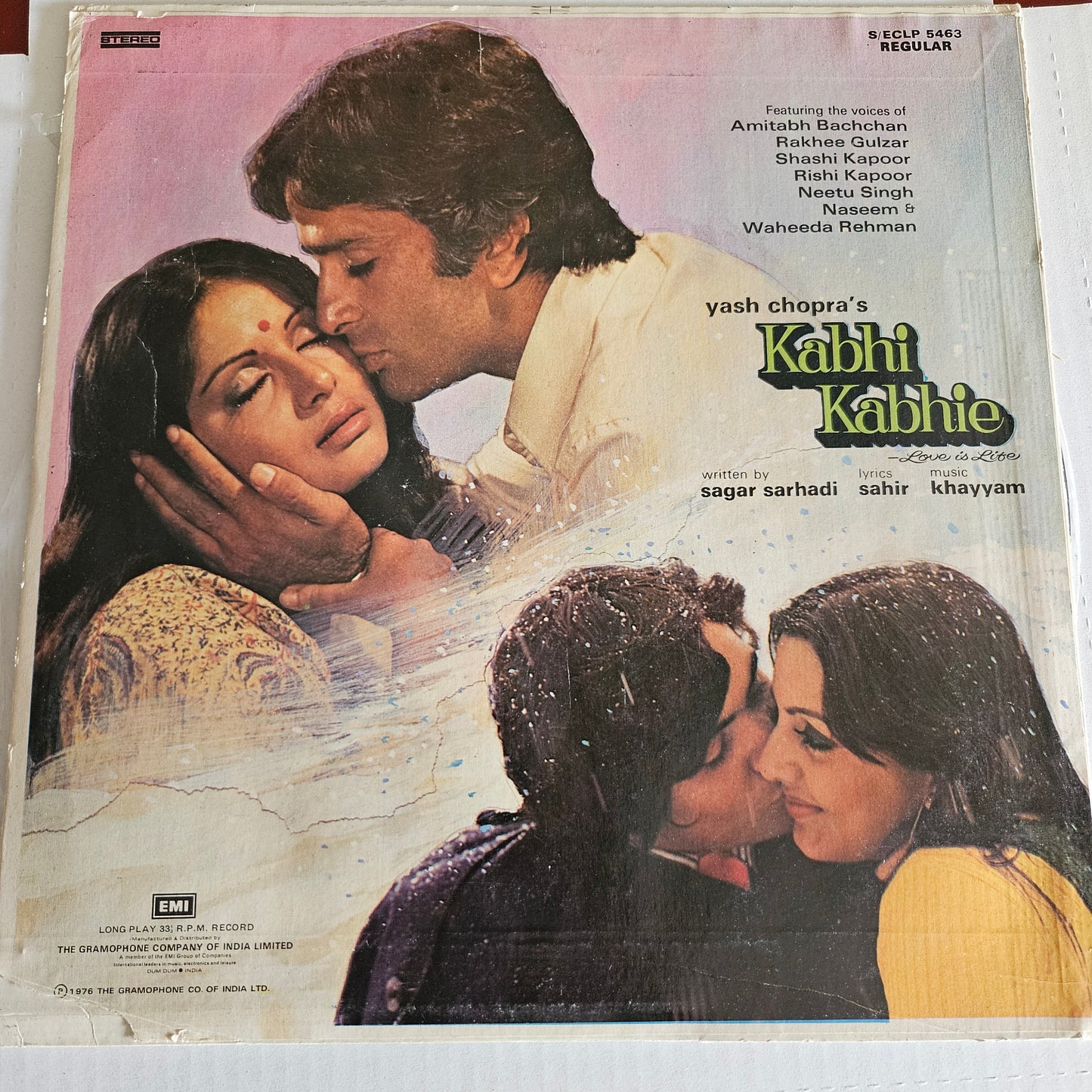 Dialogues from Kabhi Kabhie - Khaiyyam and Sahir classic - in near mint ECLP5643