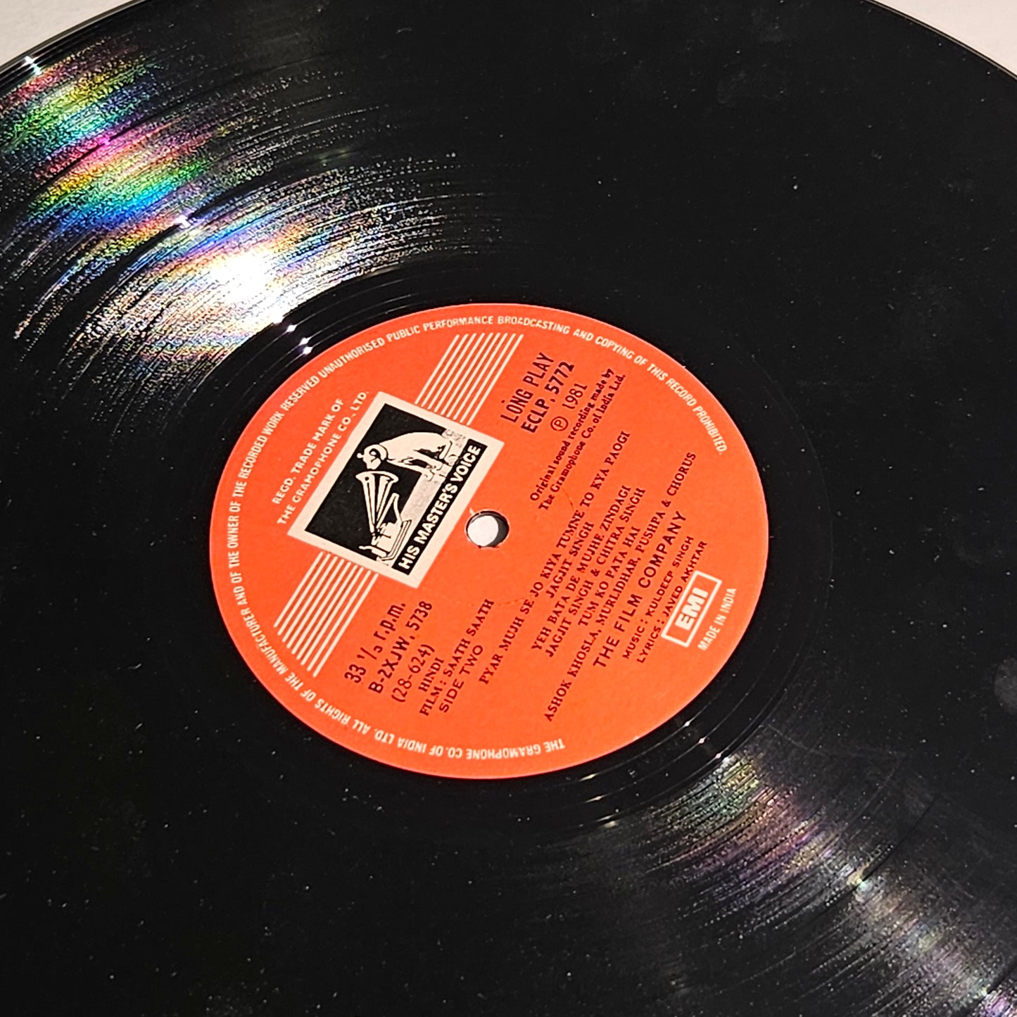 Saath Saath - jagjit Singh Superhit Ghazals record in excellent condition