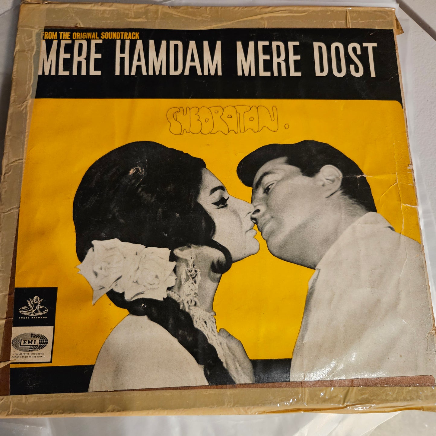 Mere Hamdam Mere Dost - Laxmikant Pyarelal superhit 1st Angel in VG to VG+ conditon