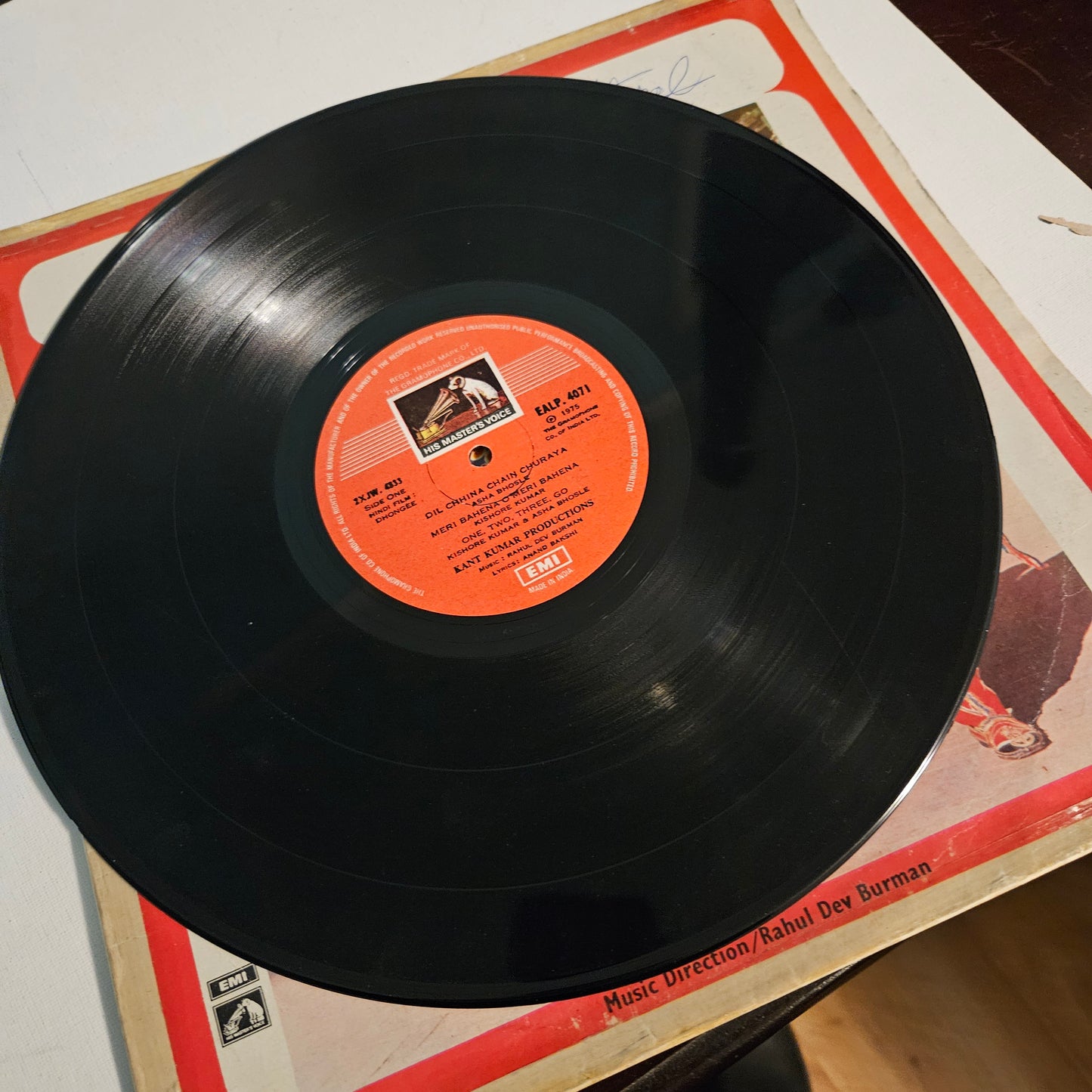 DHONGEE - Bollywood RARE record R D Burman blockbuster in excellent