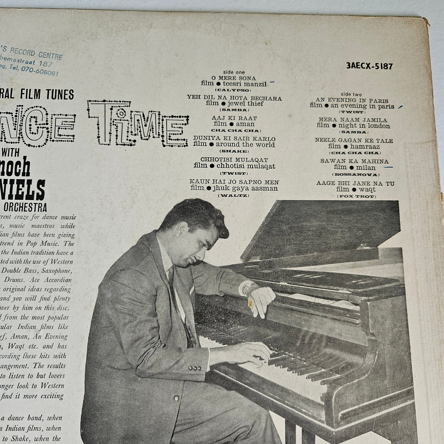 Dance Time -Enoch Daniels And His Orchestra - in Excellent
