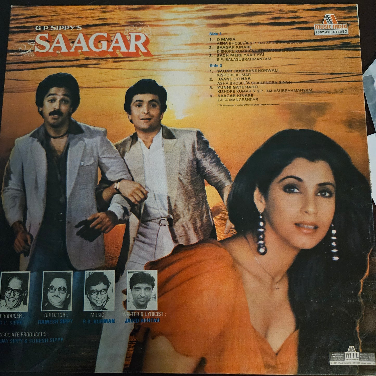 Saagar - R D Burman blockbuster in near mint condition