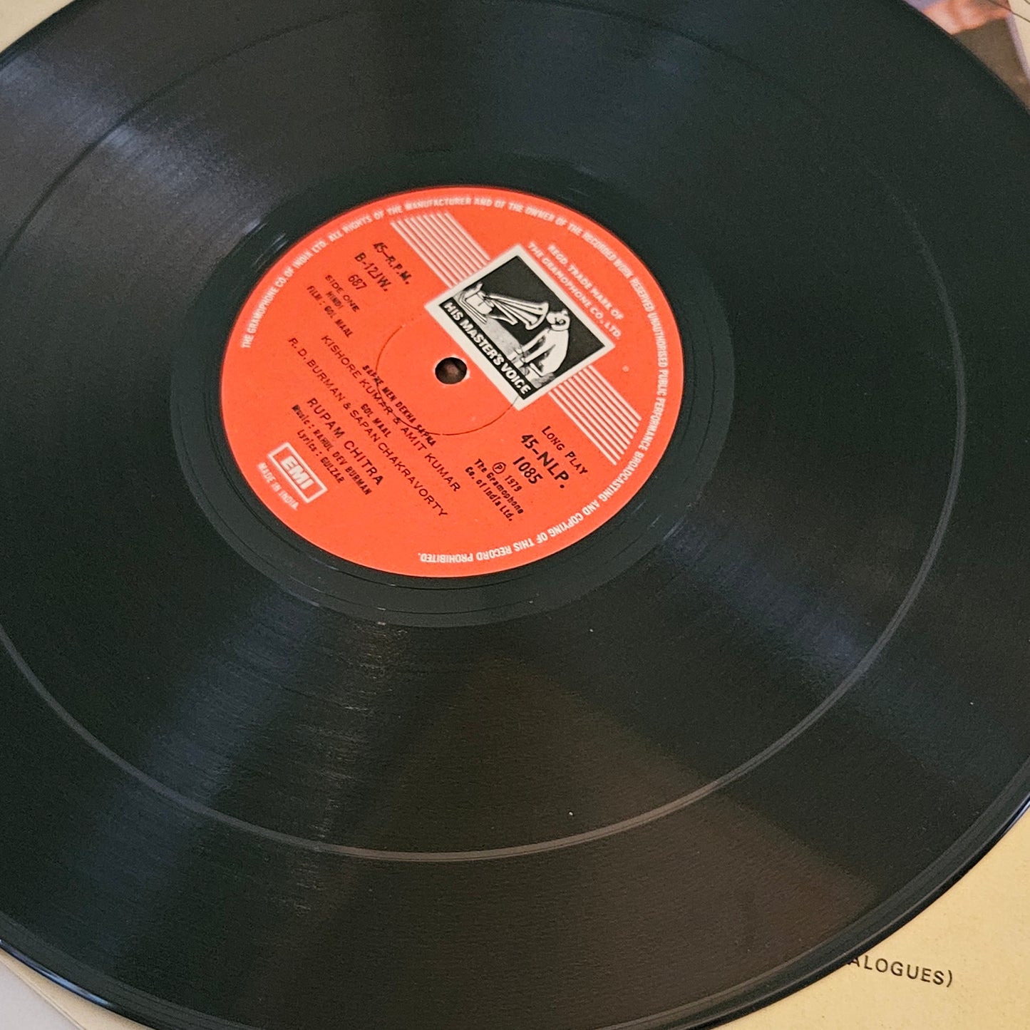 3 LPs package R D Burman, Gulzar, Majrooh Gol Maal, Nauker, Naram Garam in 45 RPP Lp format superhit classic in Near mint