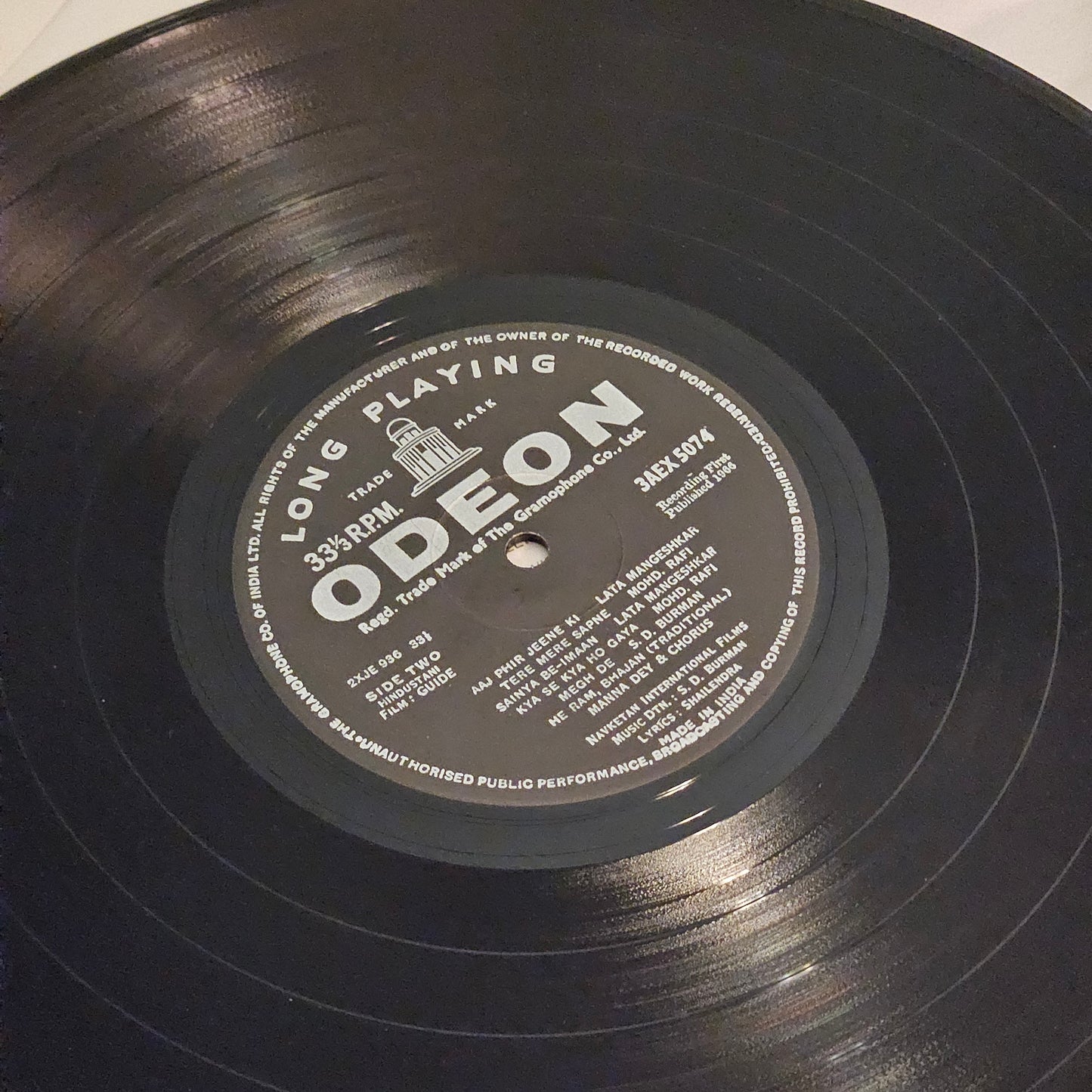 Guide - S D burman and Navketan blockbuster in Pristine - 200 GM odeon edition -near mint condition