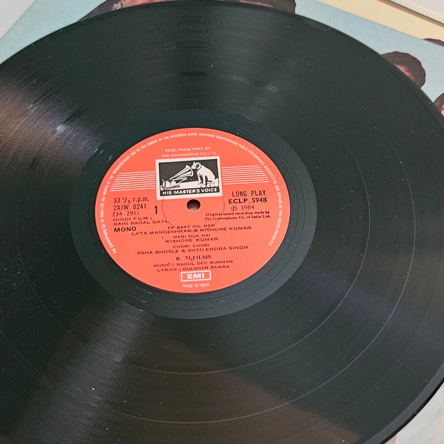 3 LPs package R D Burman and Rishi Kapoor in Near mint Yeh Vaada Raha, Rahi Badal Gaye, Aan aur Shaan