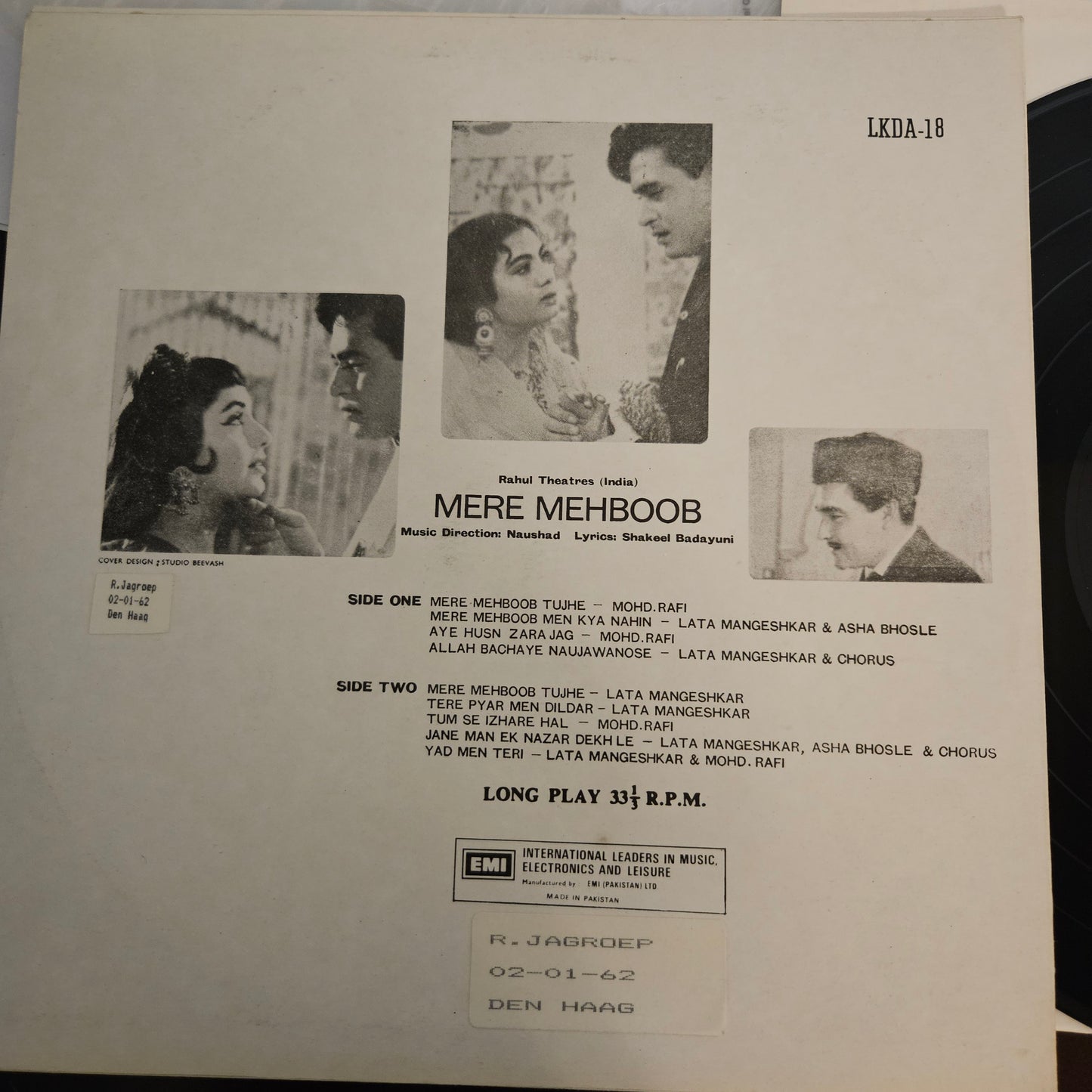Mere Mehboob- near mint pristine.