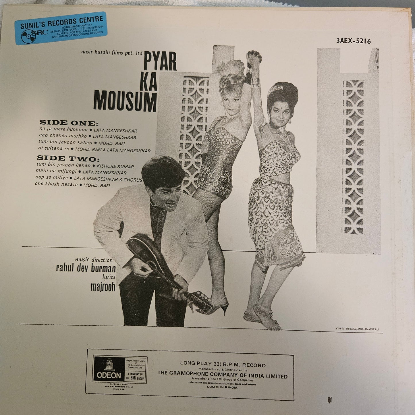 Pyar Ka Mousum - R D Burman - odeon in near mint