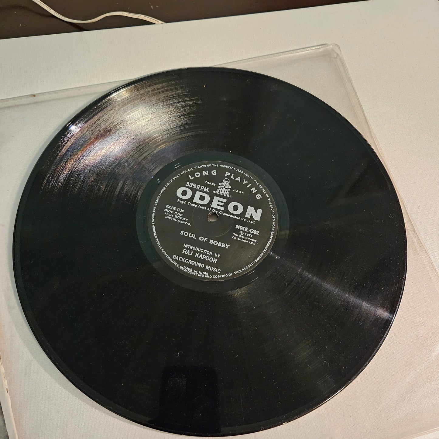 Soul of Bobby -1st edition Odeon Rare Instrumental of superhit R K classic Bobby in excellent