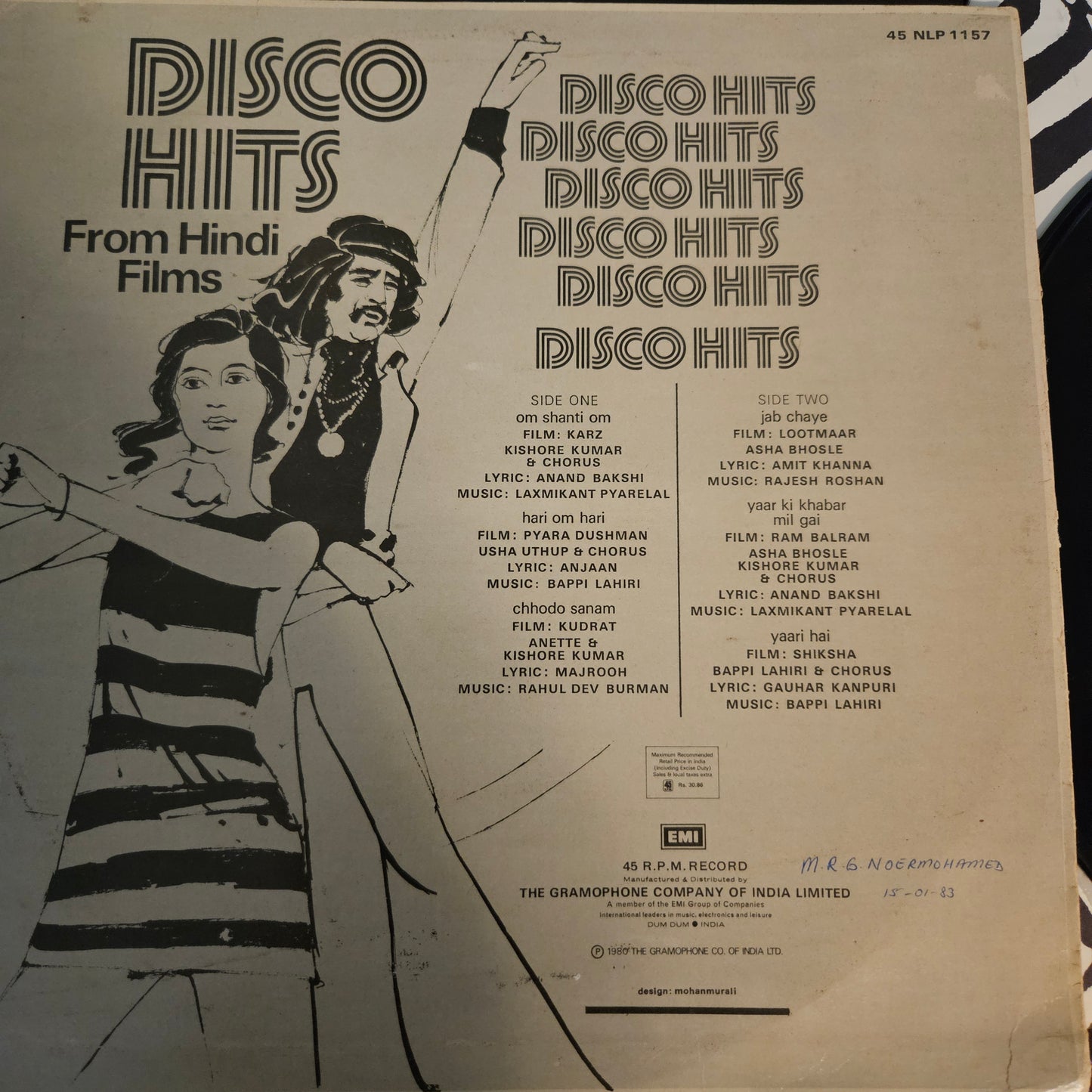 Disco Hits from films 45 rpm Lp in near mint condition 45NLP1157