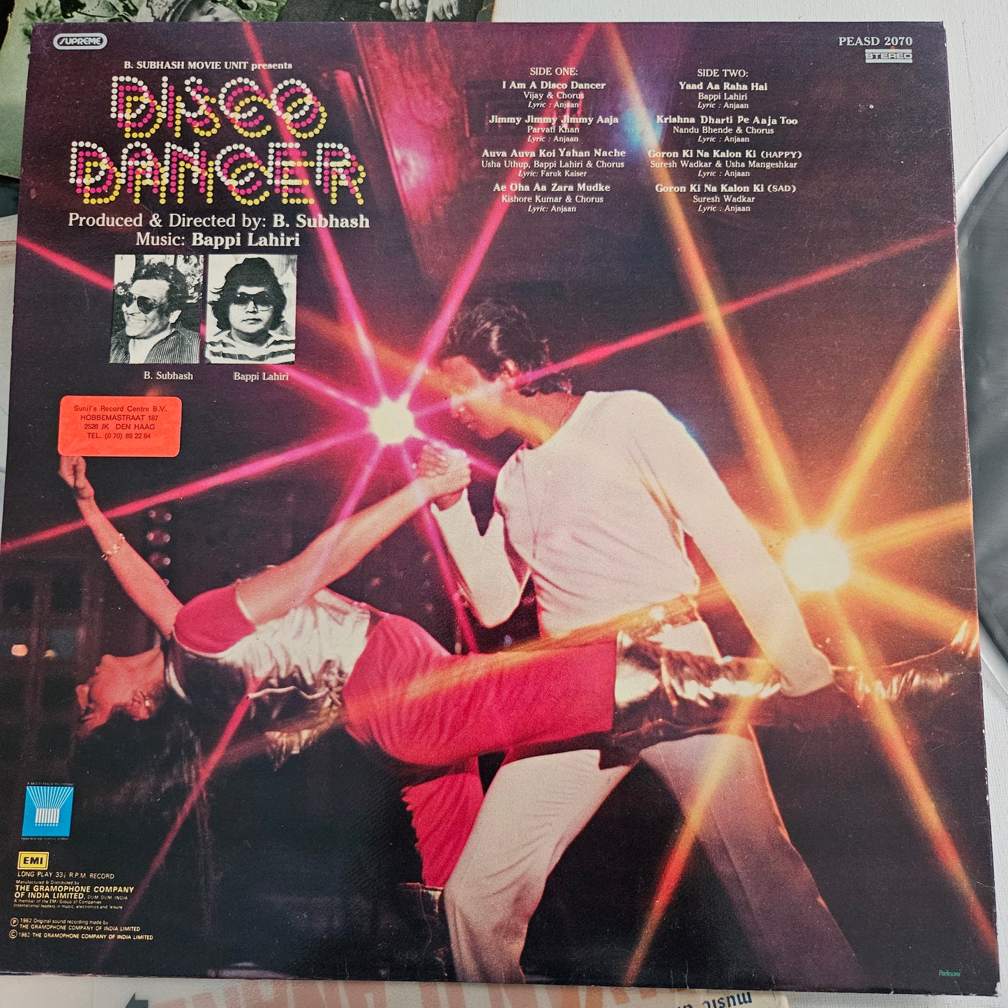 Disco Dancer - gatefold edition Bappi Lahiri Psych Funk Blockbuster in near mint