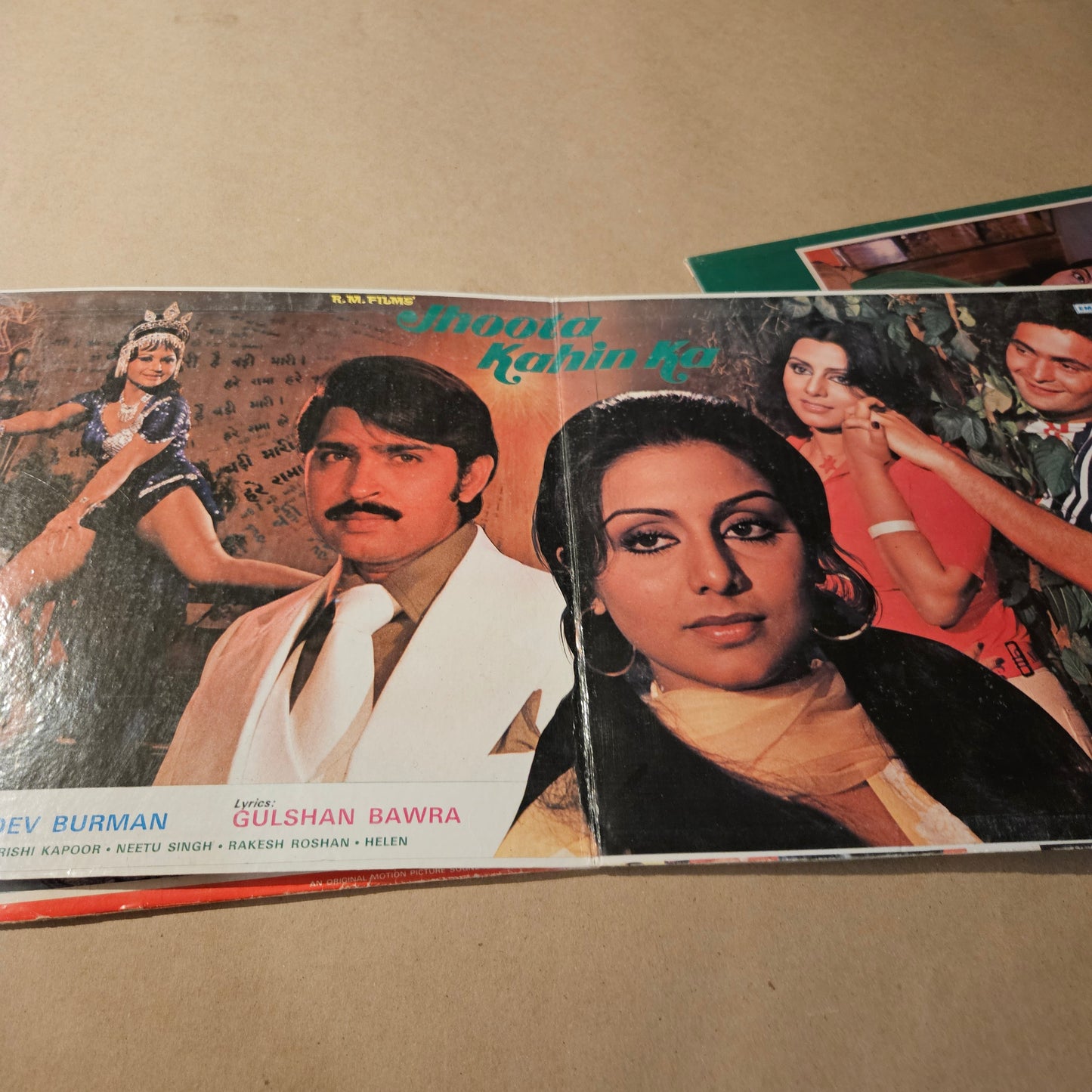 Khel Khel Mein + Jhoota Kahin Ka + Dhan Daulat R. D. Burman, Rishi Kapoor Neetu Singh records in excellent to Near Mint