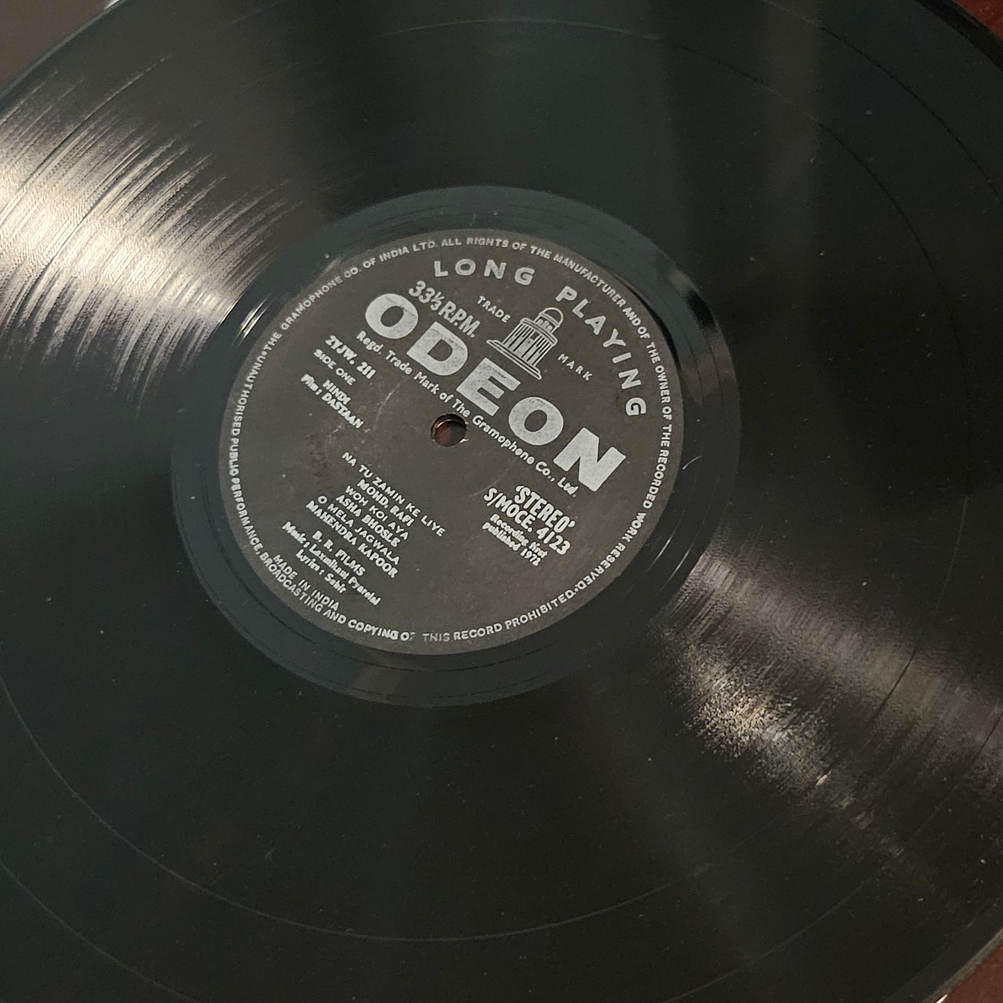 Dastaan - Laxmikant Pyarelal - Heavy Odeon pressing Odeon in Excellent stereo superb acoustic