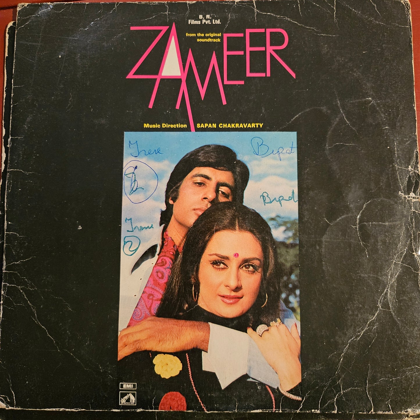 2 LPs Blockbuster Zameer d Majboor Amitabh, in VG+ condition - Great Deal