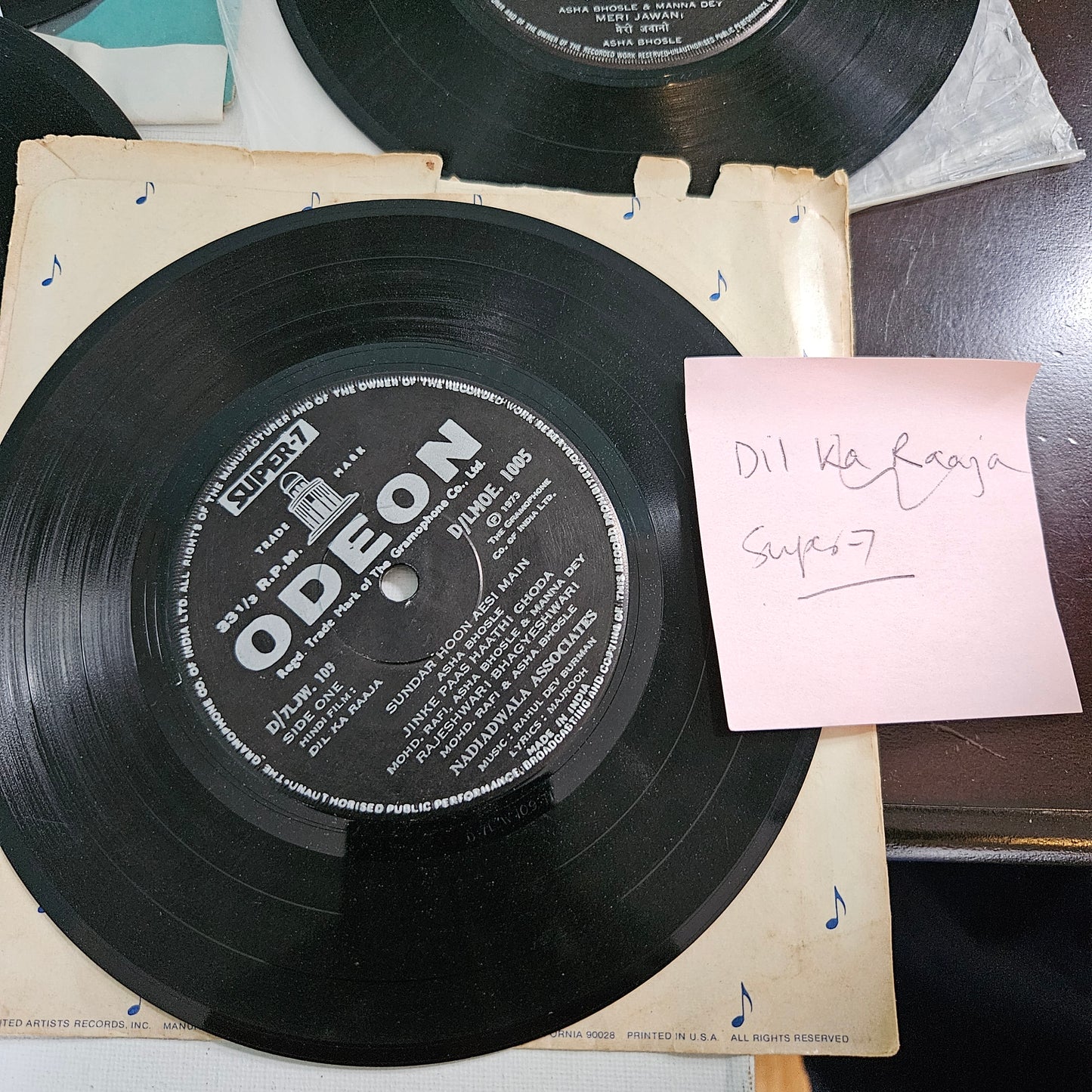 4 R D Burman superhit EPs in VG+ to excellent - collection of rare albums