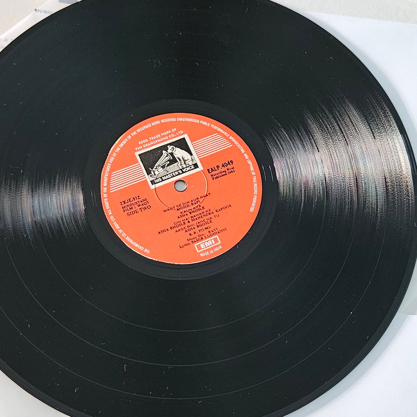 Waqt - Music by Ravi, Blockbuster soundtrack In Near Mint - Pristine