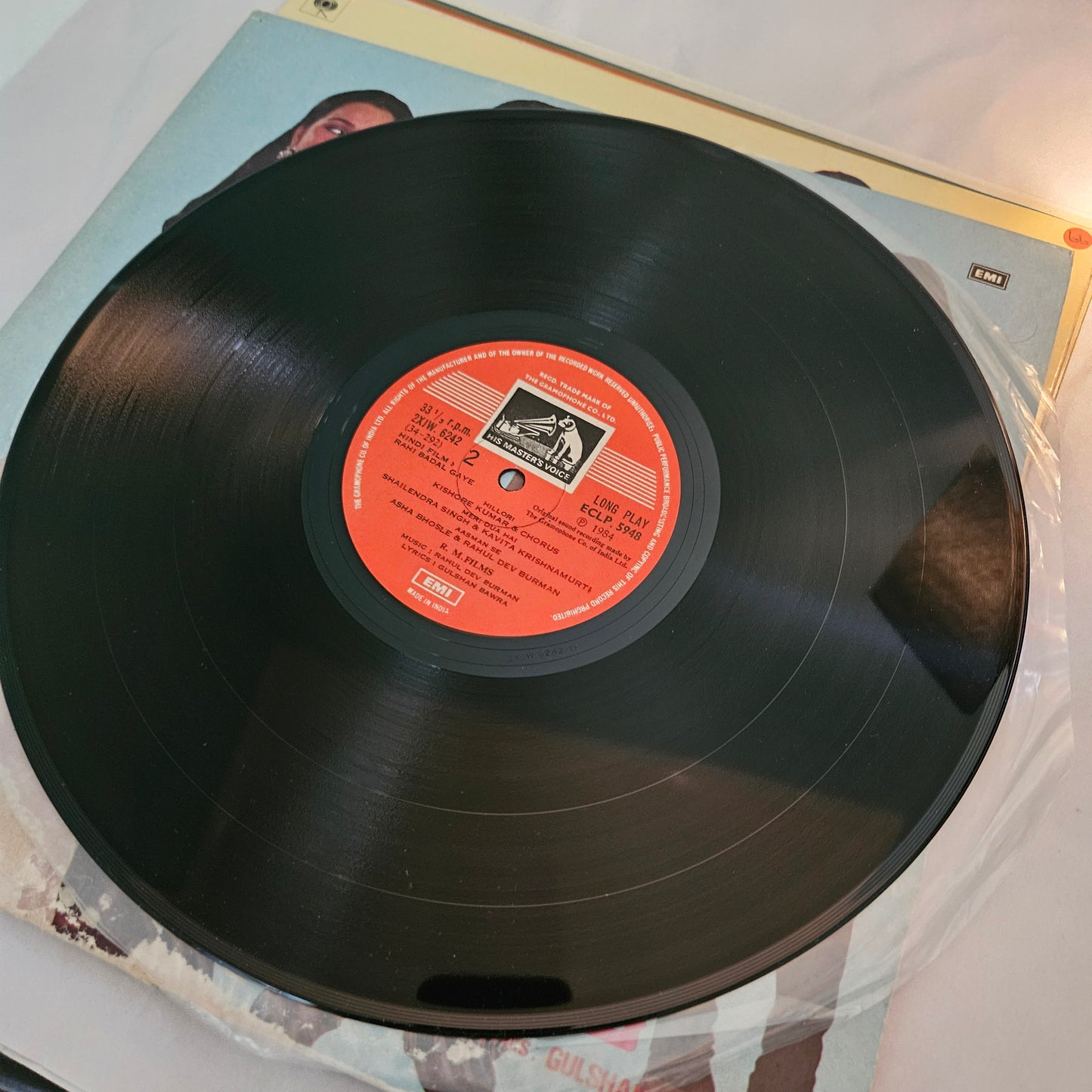 3 LPs package R D Burman and Rishi Kapoor in Near mint Yeh Vaada Raha, Rahi Badal Gaye, Aan aur Shaan