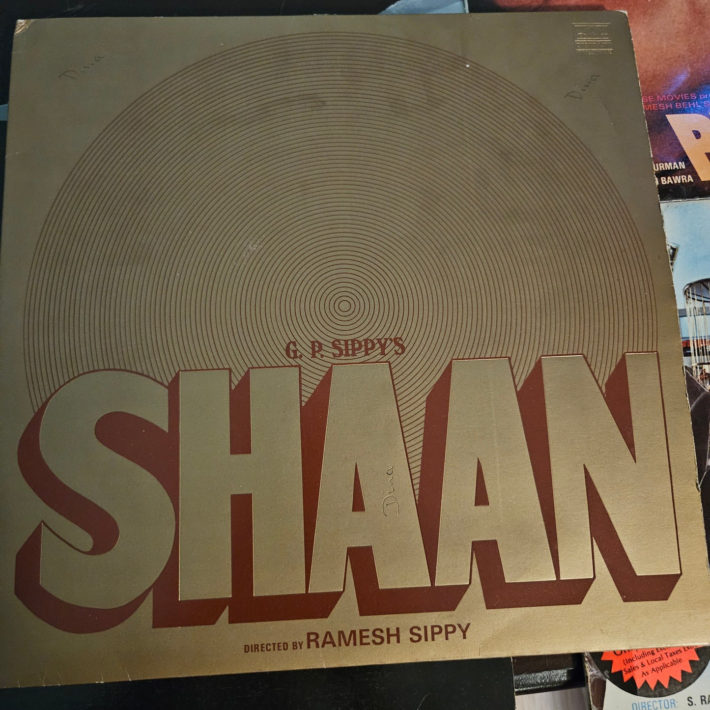 5 Superhit LPs package including Amitabh Picture Disc and 1.Shaan 2.Mahaan 3. Pukar and 4.Kaalia Amitabh and R D Burman and in VG++ to excellent