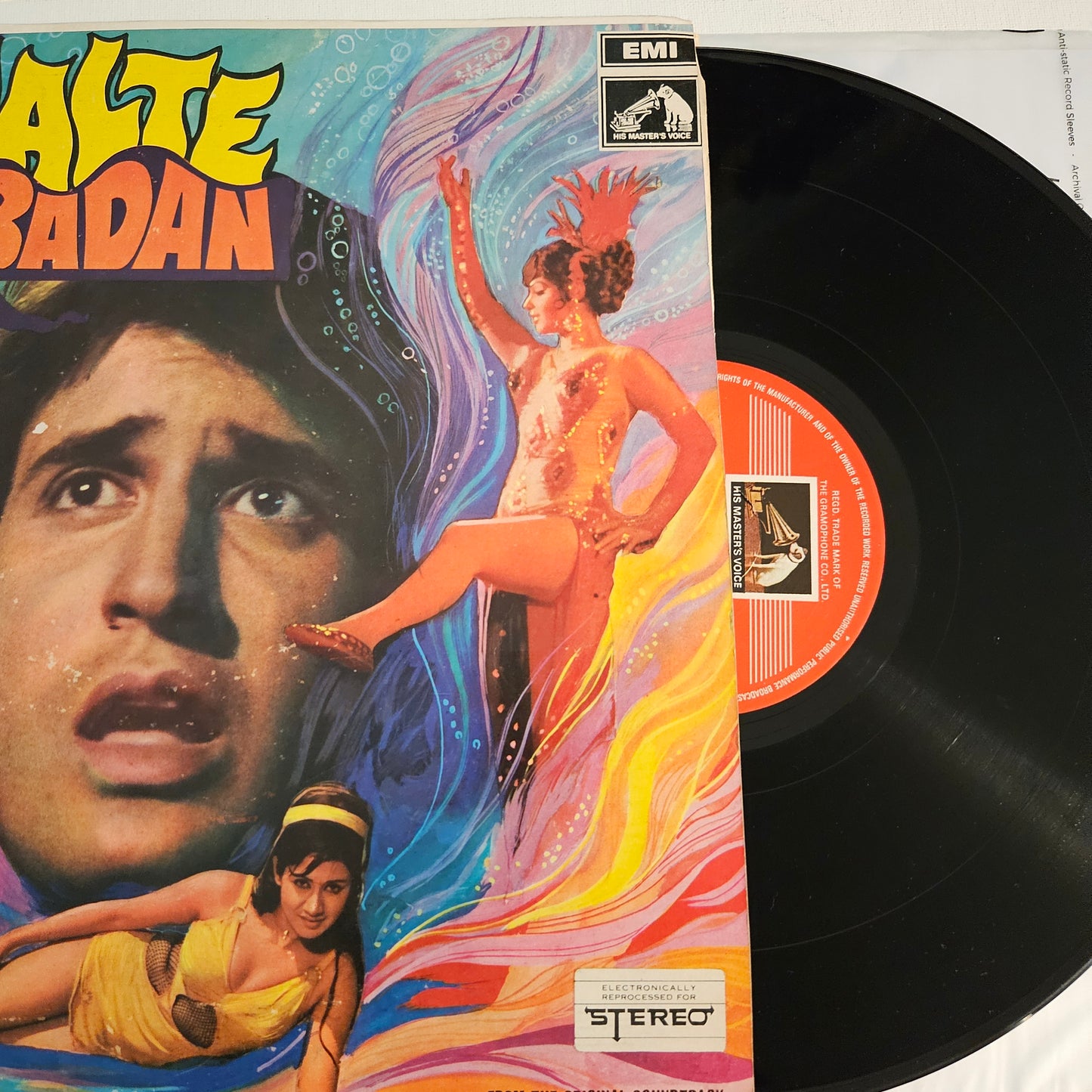 Jalte Badan - Music by Laxmikant Pyarelal. Super hit - Excellent 1st Issue red dog hmv