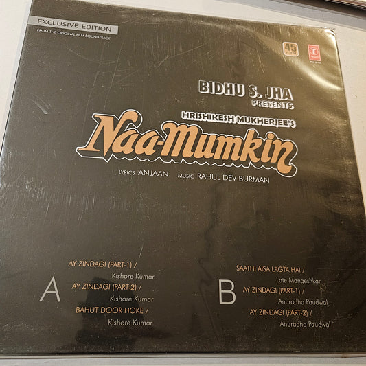 Naa-Mumkin- Rahul Dev Burman First release Brand new sealed