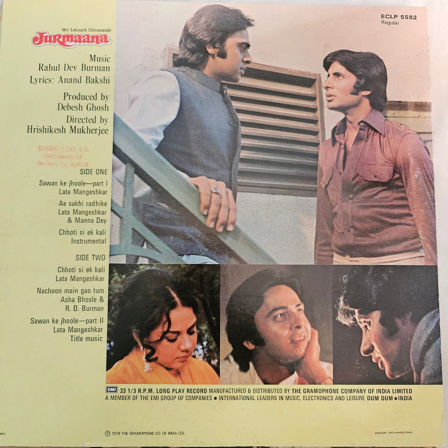 3 Superhit LPs package Amitabh and R D Burman and in near mint