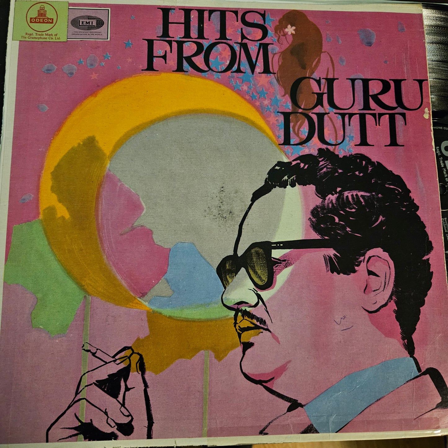 Hits of guru dutt - 1st Odeon - Ring version in VG+ includes *kagaz ke phool* songs