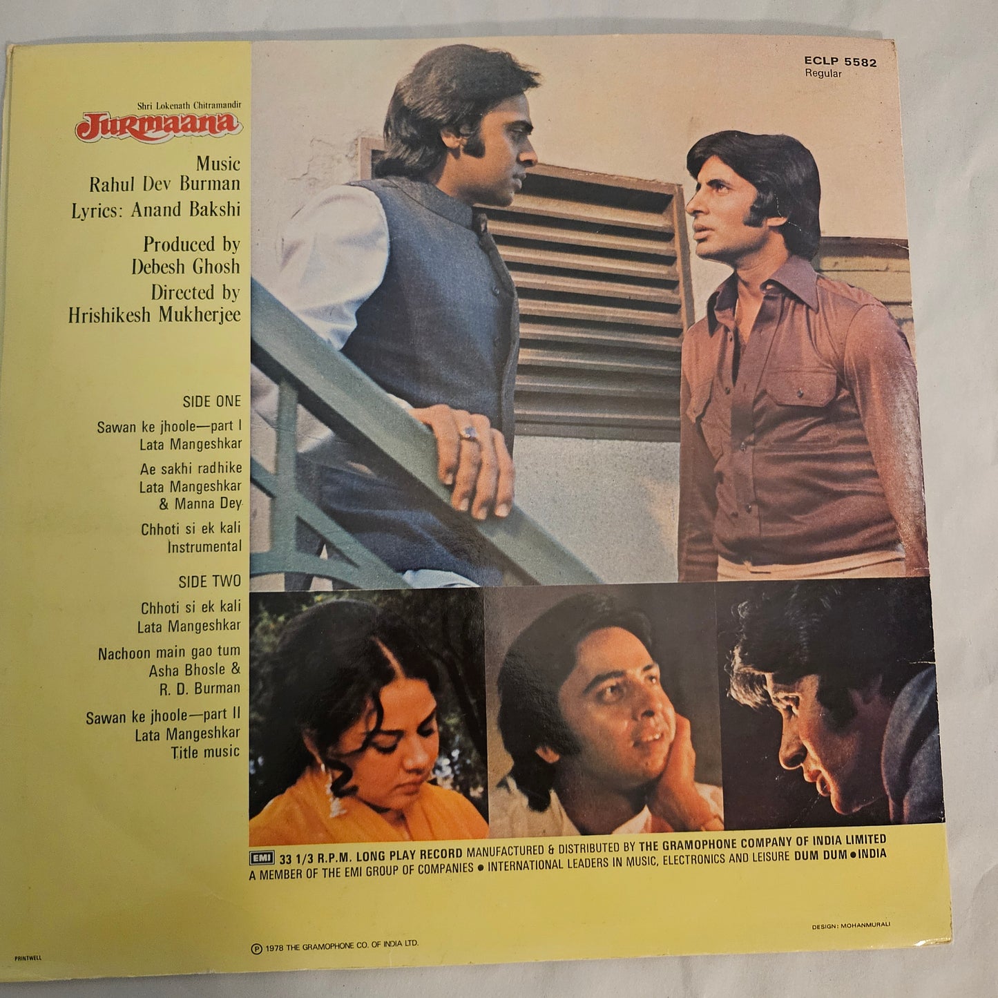 Jurmaana - R D Burman in gatefold in near mint condition Pristine