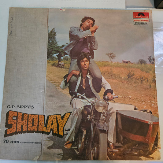 Sholay - R D Burman blockbuster 1st Rare edition Multofold edition in excellent to near mint