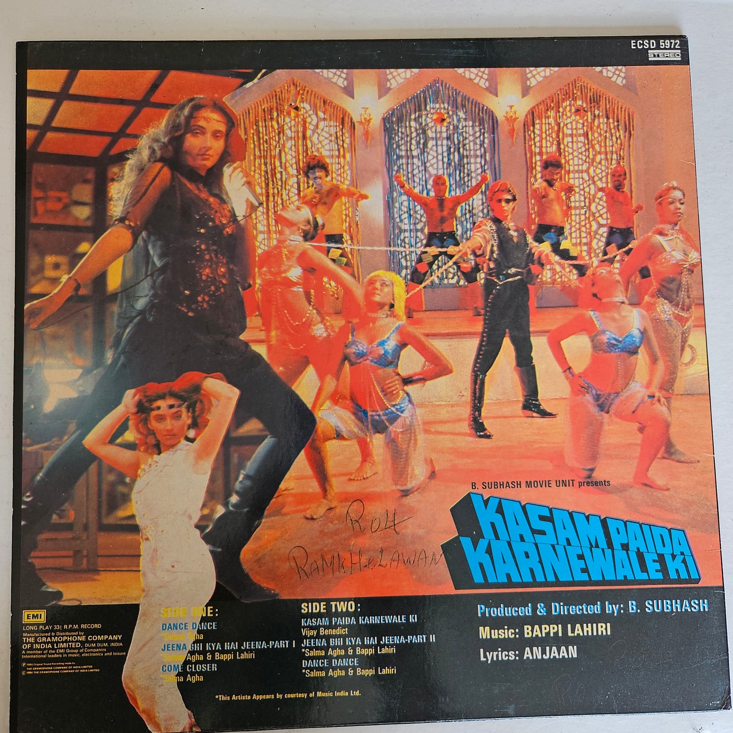 KASAM PAIDA KARNEWALI KI - Bappi Lahiri Super hit in near mint PSYCH FUNK