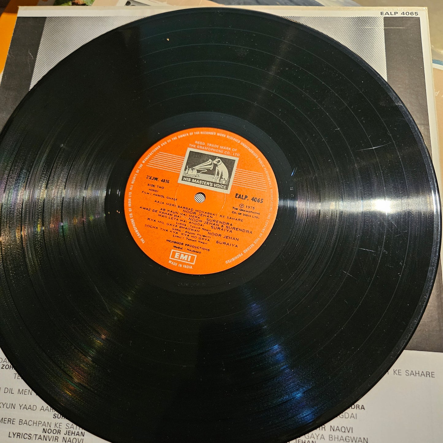 Anmol Ghadi- Naushad classic with Noor Jehan and Suraiya - Superhit VG+