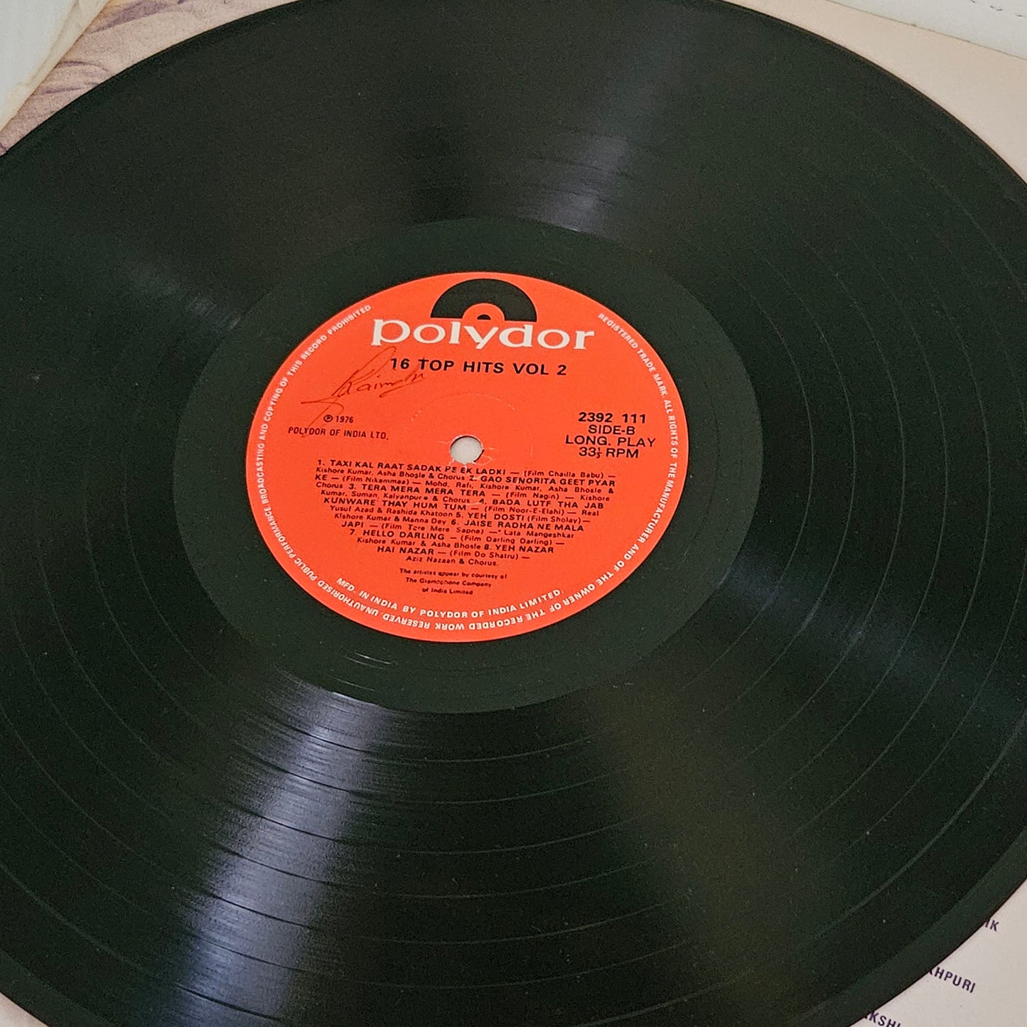 Various Top 16 Hits, Vol. Two in in near mint condition