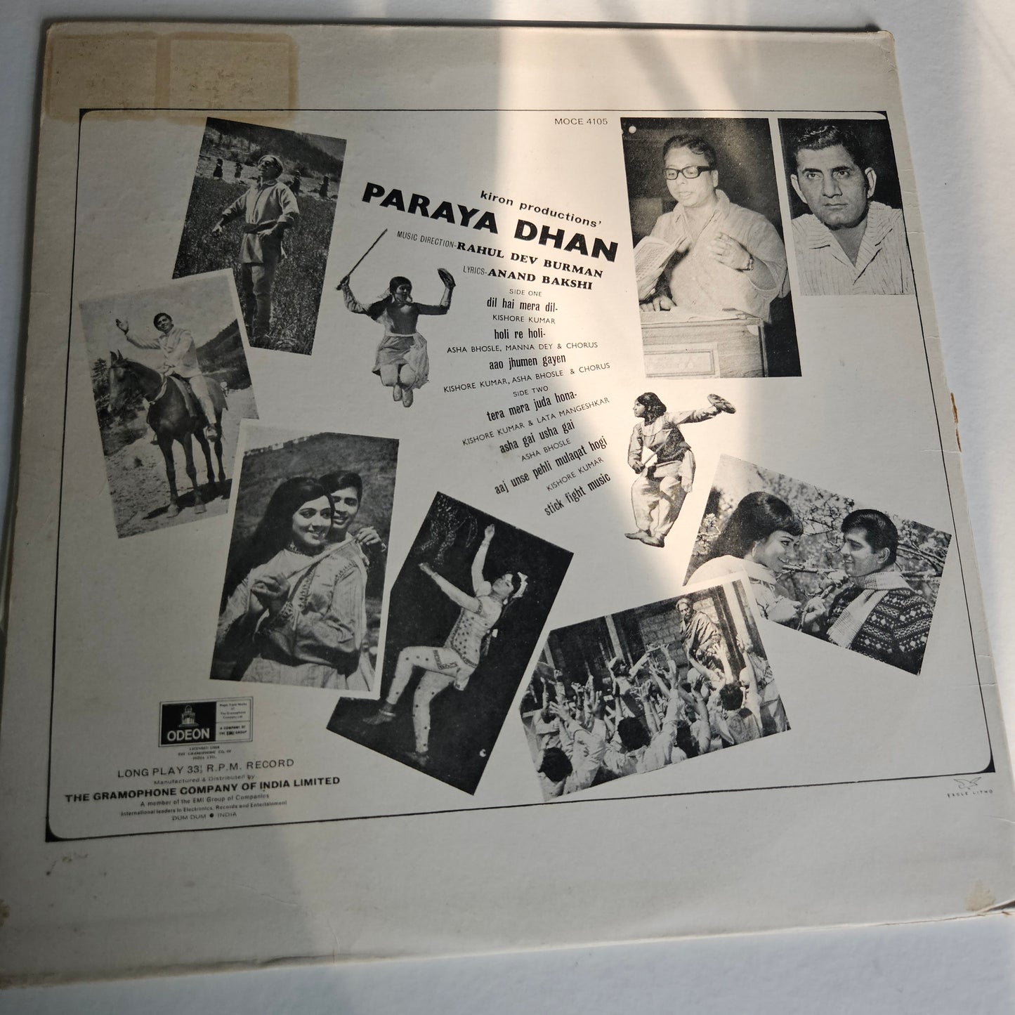 Paraya Dhan - 1st edition Ring Odeon - R D Burman superhit in VG+ condition - Read Desc