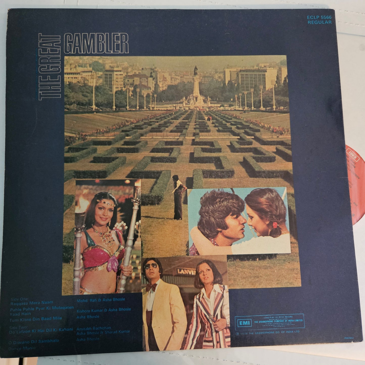 The Great gambler - Music by R. D. Burman in Gatefold rare Gun Cover in Near mint condition