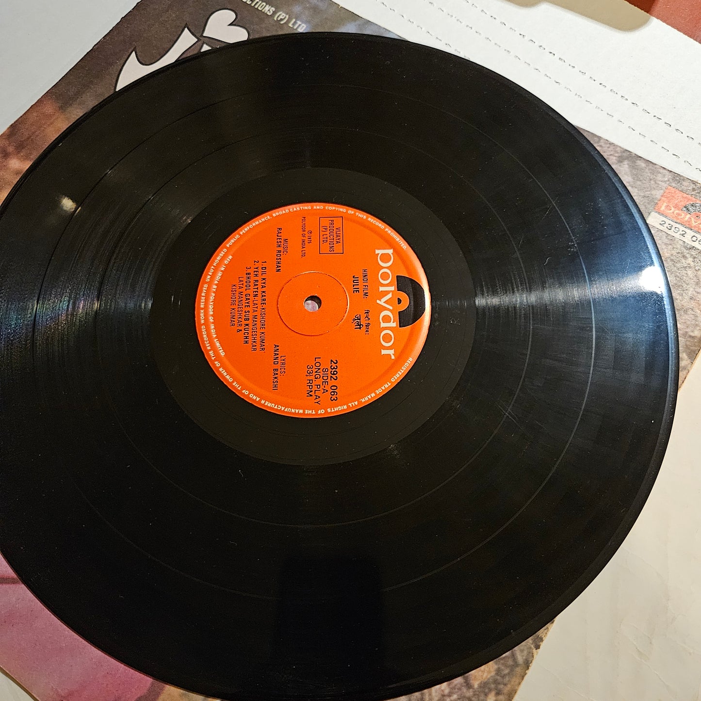 JULIE- Music by Rajesh Roshan - Superhit soundtrack Rare in excellent multifold edition