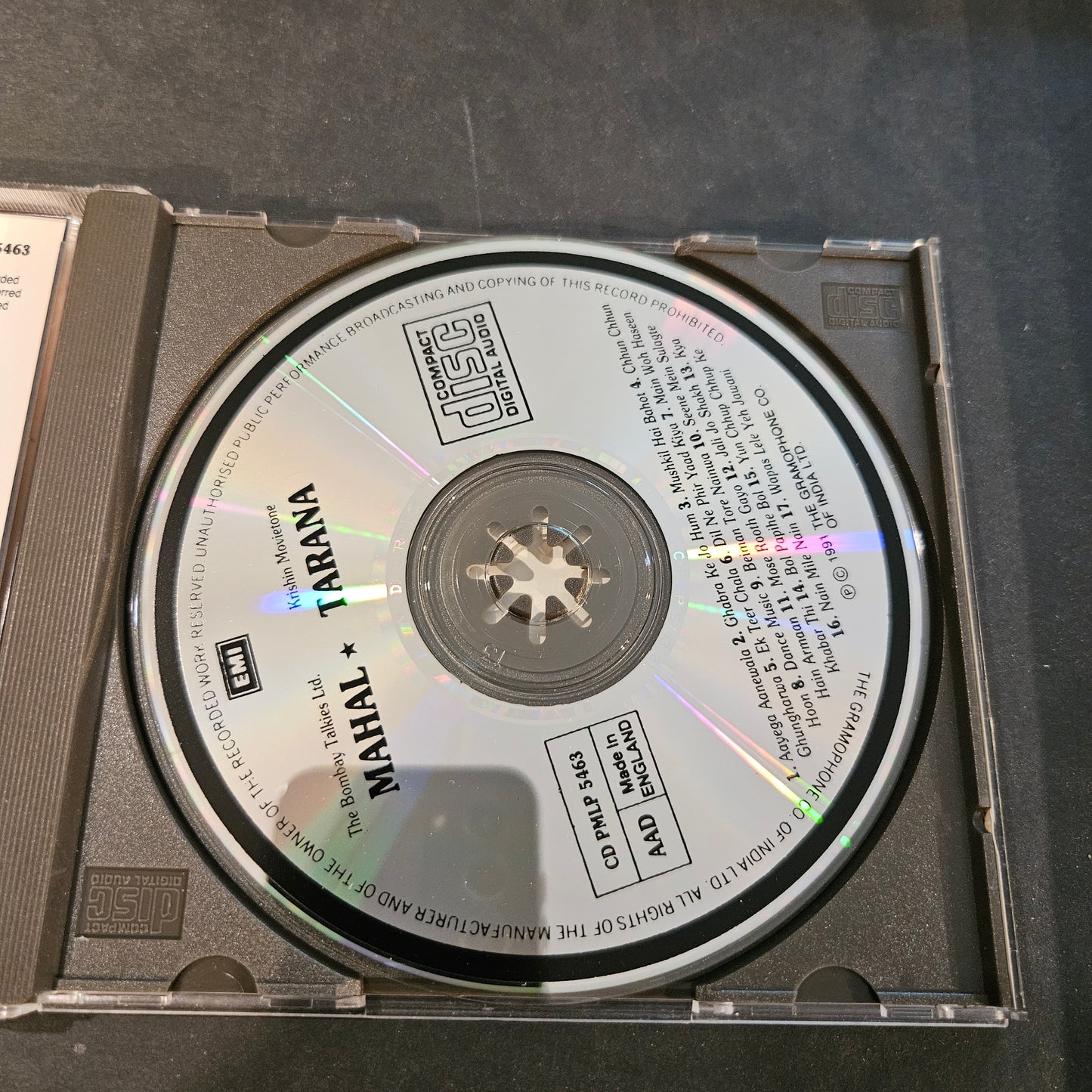 Mahal Tarana - Audio CD - Made in UK