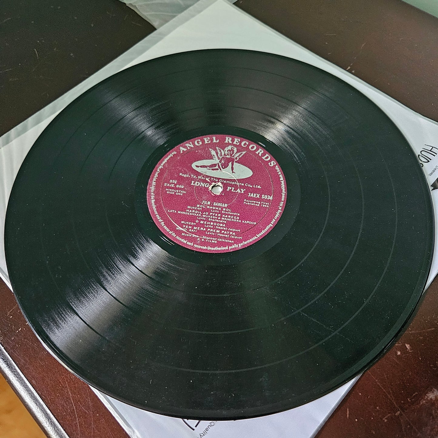 Sangam - Raj Kapoor and Shankar Jaikishan - 1st Angel in excellent condition