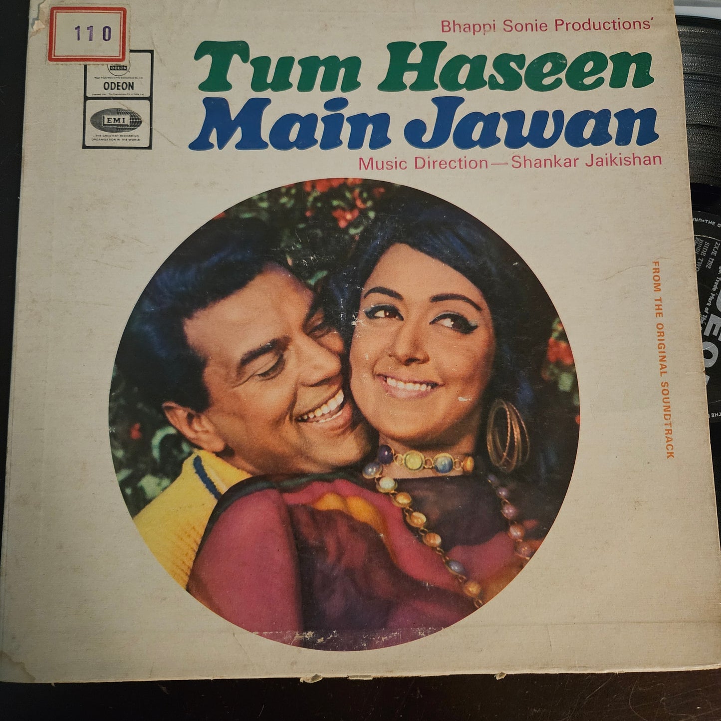 Tum Haseen Main Jawan - Music by shankar Jaikishan -1st Ring Odeon in excellent condition