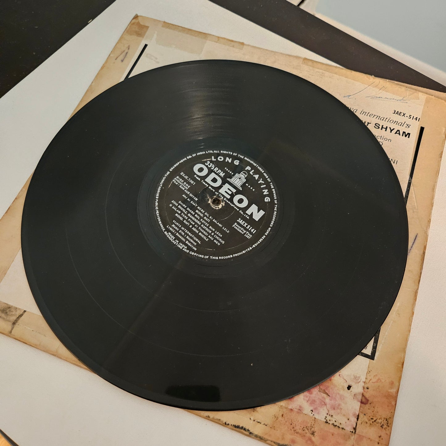 Ram Aur Shyam - 1st ring Odeon in VG - music by Naushad