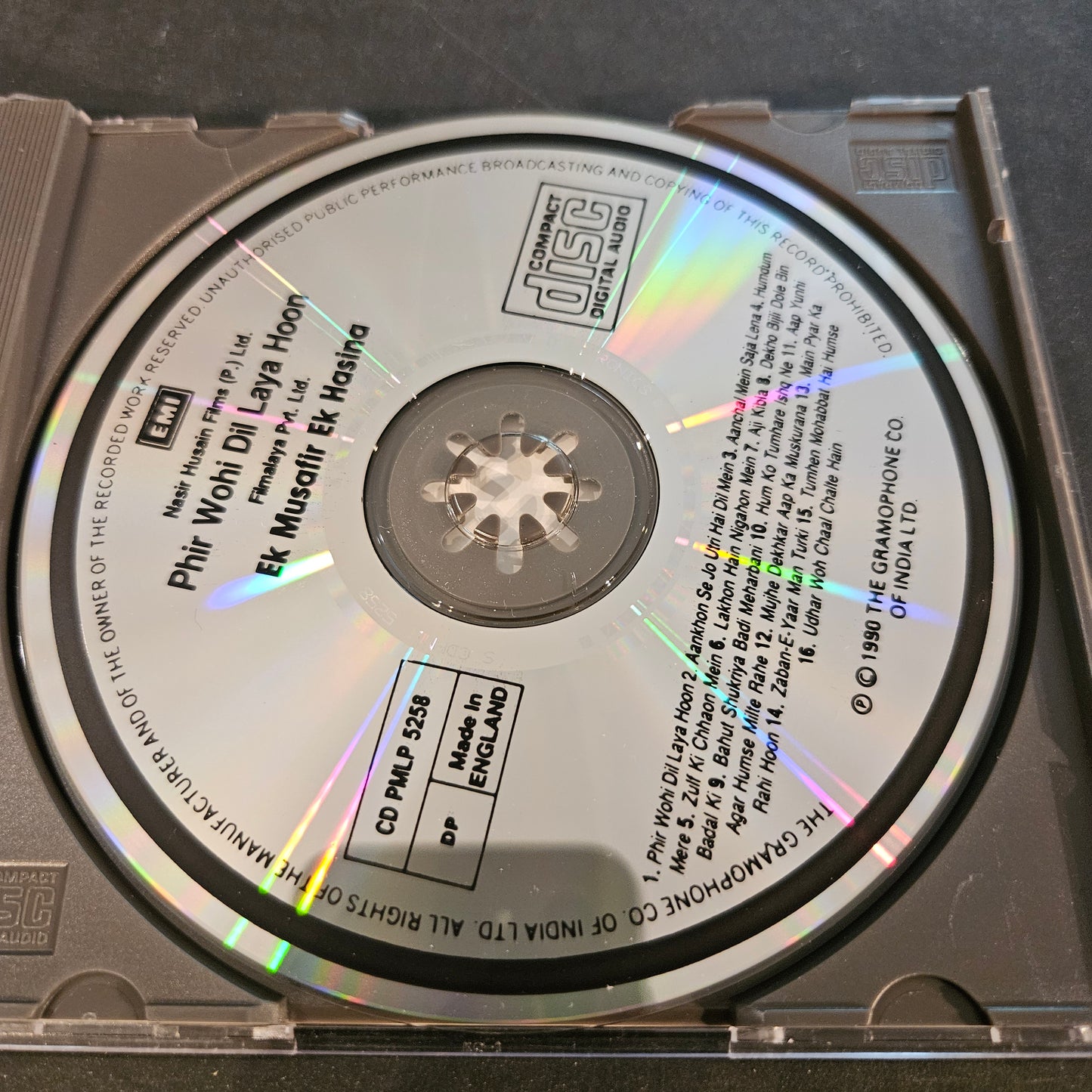 Phir wohi Dil Laya hoon and Ek musafir ek hasina - O. P. Nayyar - Audio CD - Made in UK