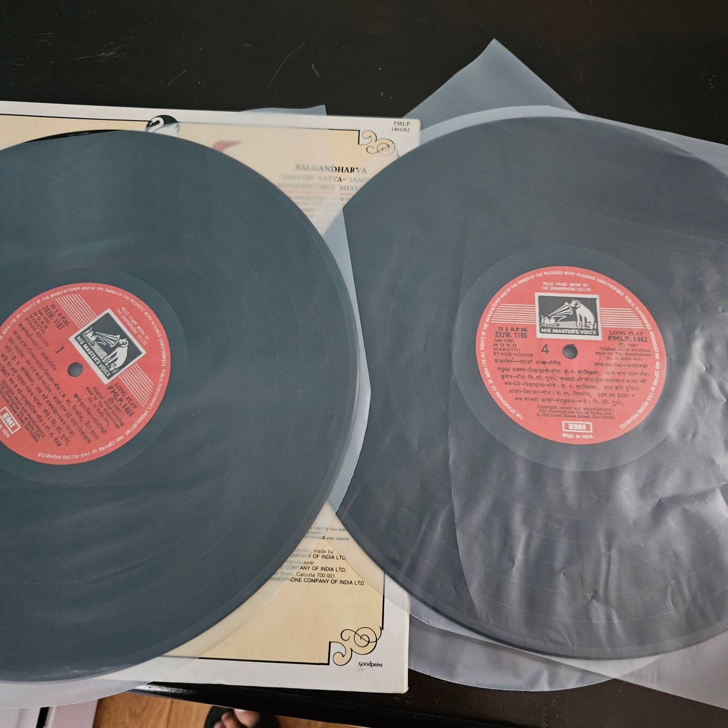 Natsamrat Bal Gandharva* – Marathi natyasangeet 2 LP set tribute in near mint
