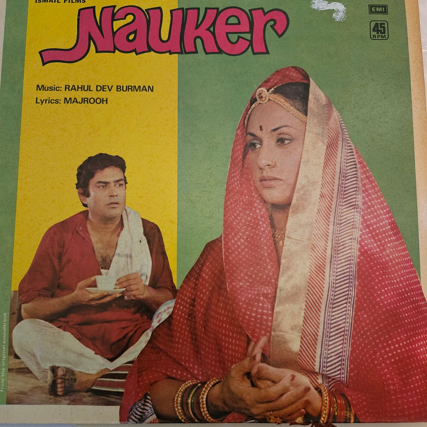 3 LPs package R D Burman, Gulzar, Majrooh Gol Maal, Nauker, Naram Garam in 45 RPP Lp format superhit classic in Near mint