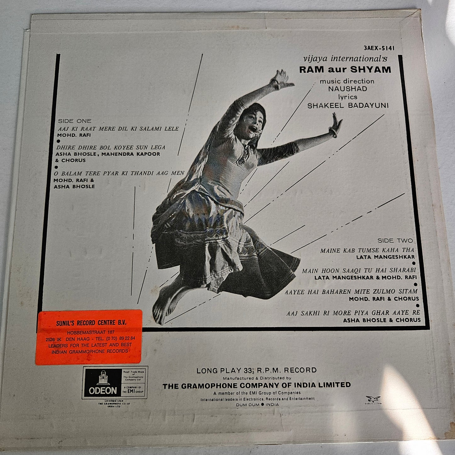 4 LPs Dilip Kumar Various Music Directors Madhumati, Naya Daur, Yahudi, Ram aur Shyam Superhit pack - in prisitne