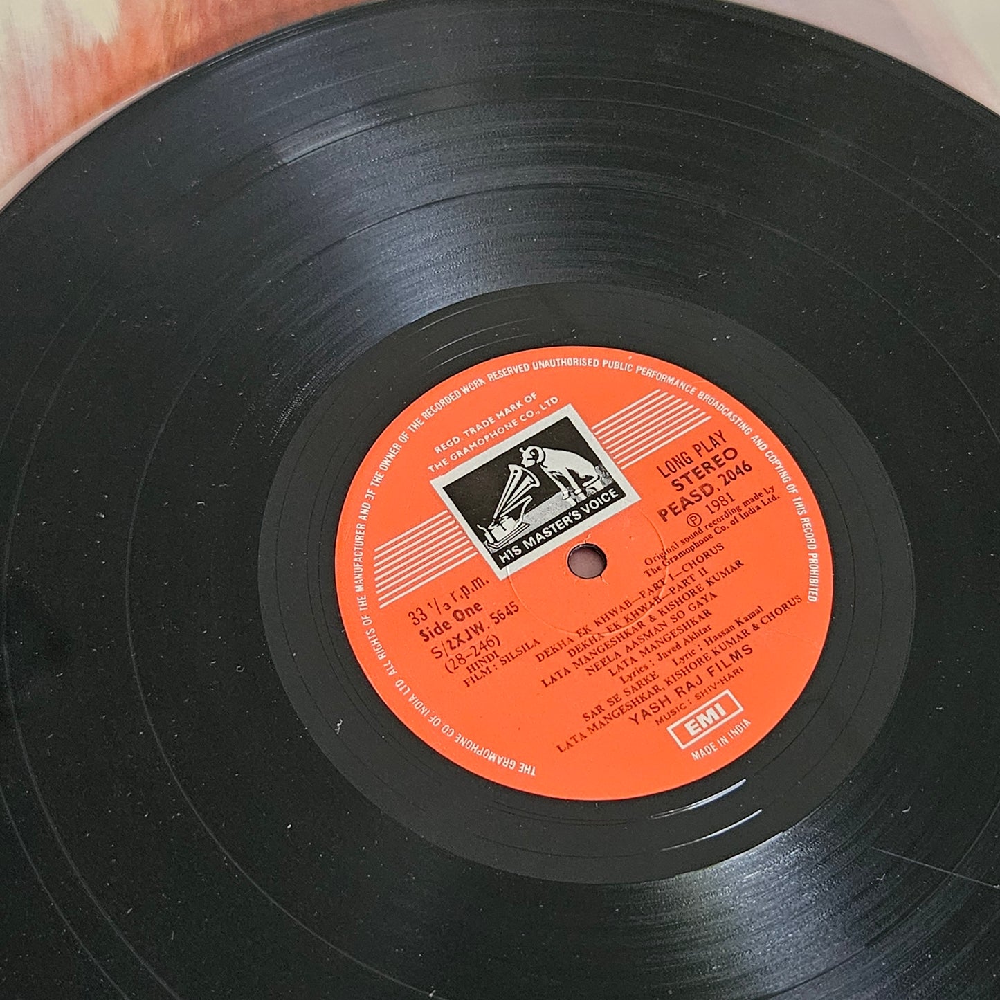 Silsila - Shiv Hari and Yash Chopra classic collectible 2 LP set in excellent to near mint, flawless gatefold cover