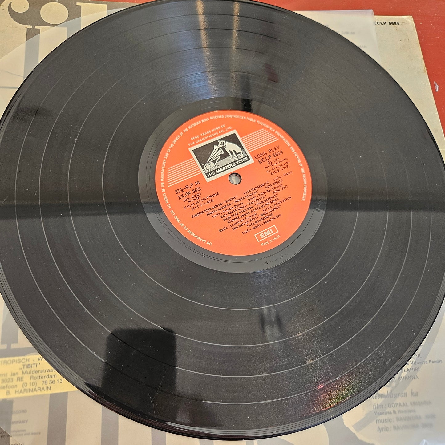 Film Hits from Hit Films - rare collection of songs in near mint condition ECLP5654