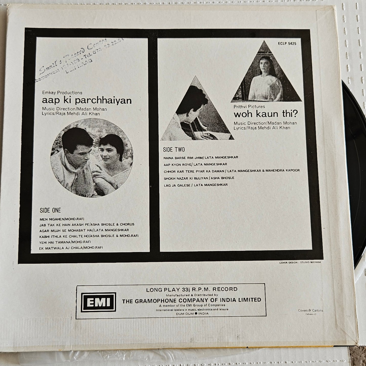 Aap Ki Parchhaiyan + Woh Kaun Thi Madan Mohan and Lata in near Mint Pristine