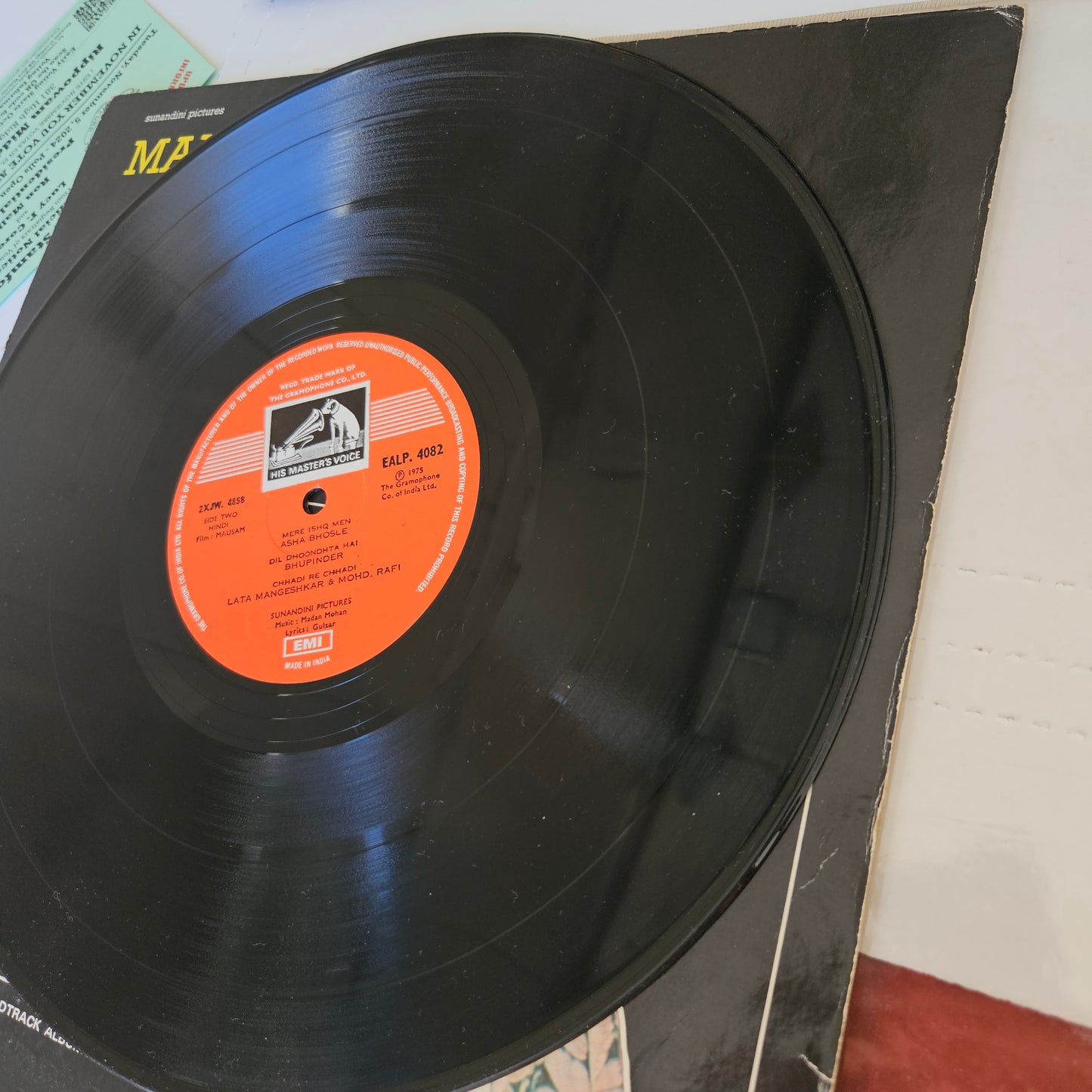 Mausam - Madan Mohan, Gulzar superhit classic in excellent condition