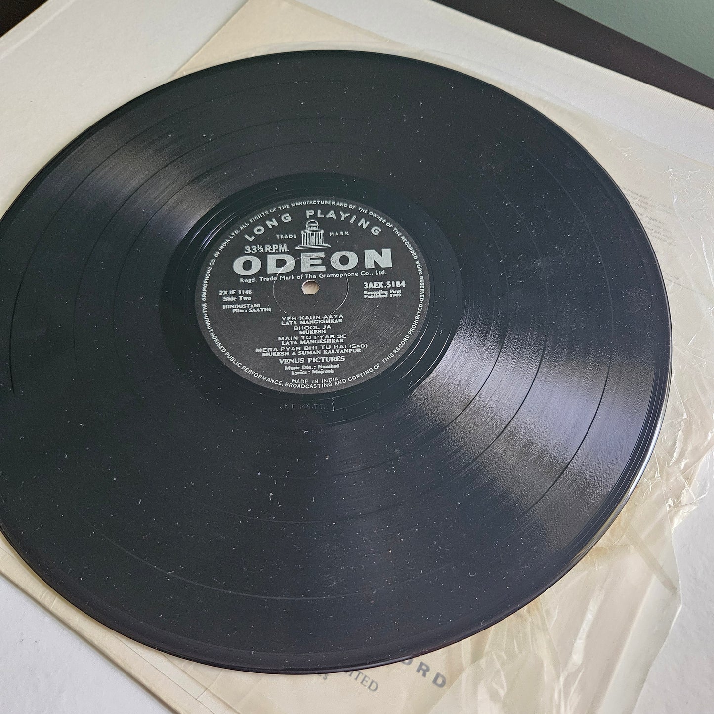 Saathi - odeon in excellent - music by naushad