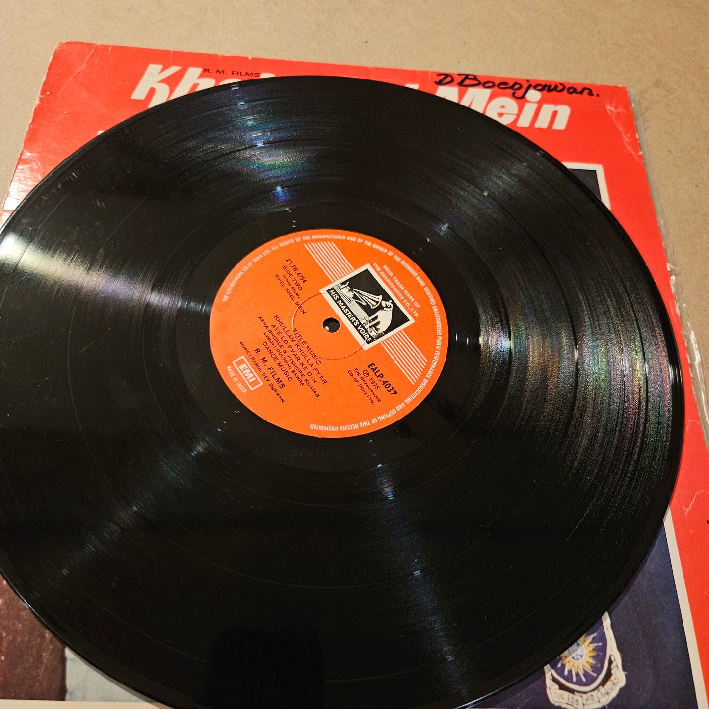 Khel Khel Mein + Jhoota Kahin Ka + Dhan Daulat R. D. Burman, Rishi Kapoor Neetu Singh records in excellent to Near Mint